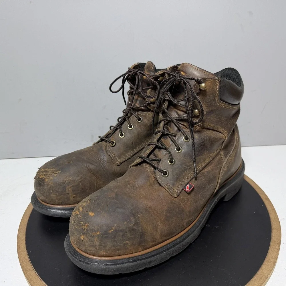 Red Wing Shoes Boots Mens Size 11 Brown Leather Steel Toe Work EH 2212 USA